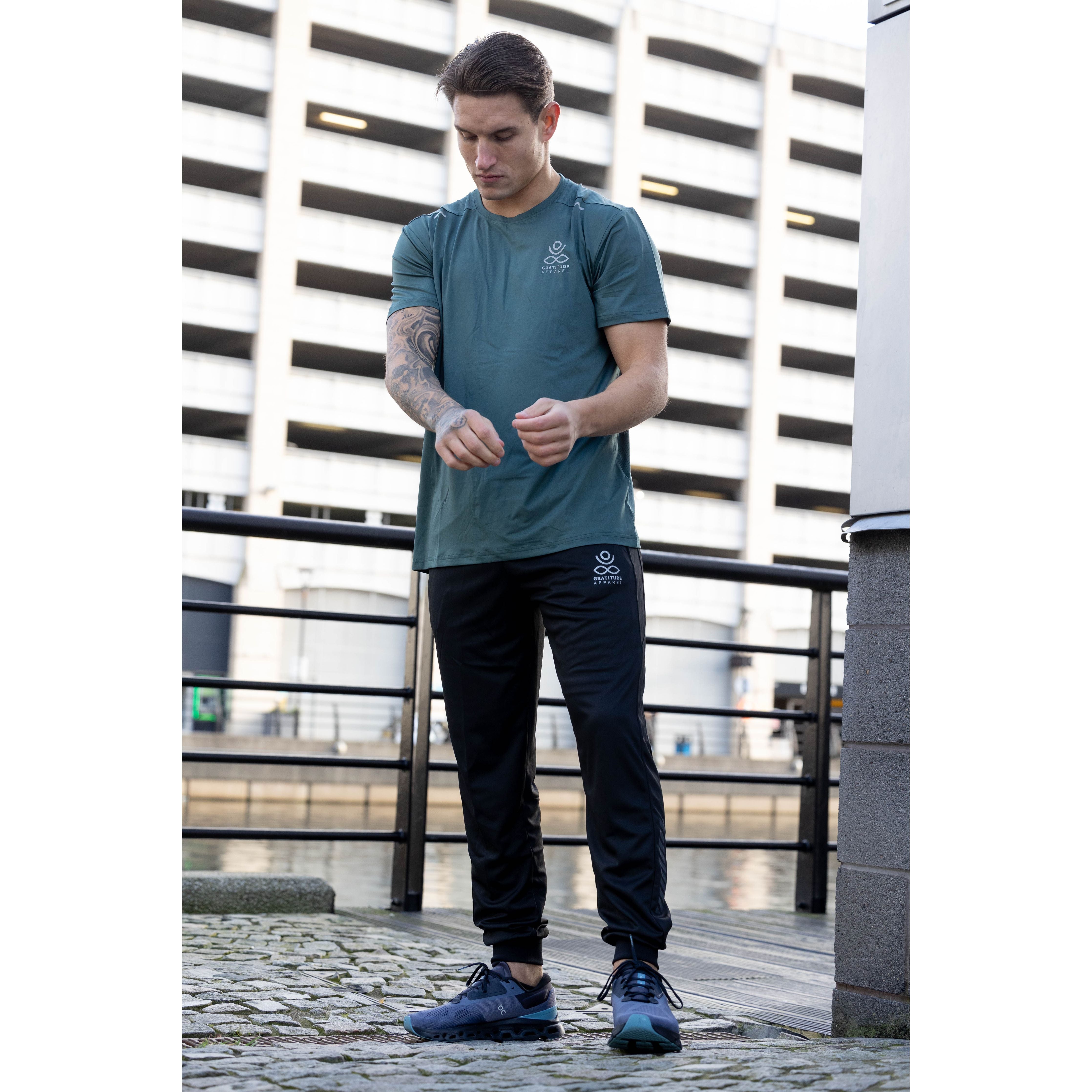 Active T Shirt - Teal GratitudeApparel