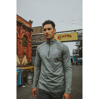 Elite Quarter Zip - Stone Olive